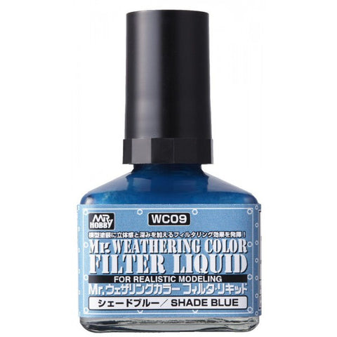 Mr. Weathering Color - Filter Liquid Blue (WC09)