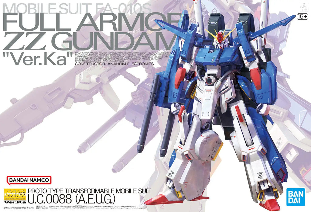 MG - Full Armor ZZ Gundam Ver. Ka