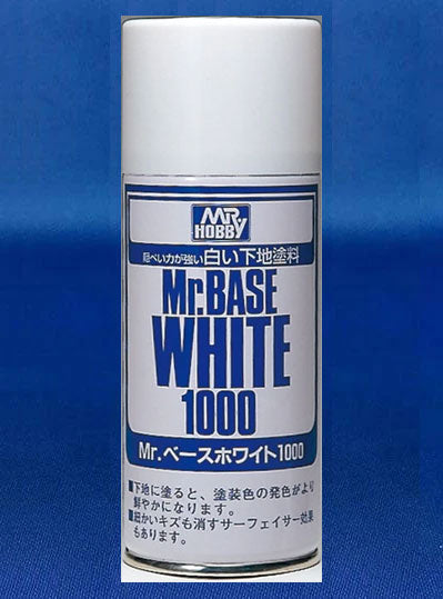 Mr Base White Spray 1000 Aerosol Spray Can - (B518)