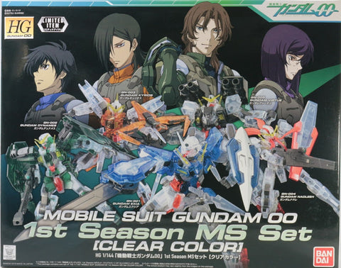 HG - Mobile Suit Gundam 00 1st Season MS Set [Clear Color]