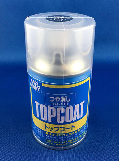 Mr Hobby Top Coat Aerosol Spray Can - 88ml (Flat) (B503)