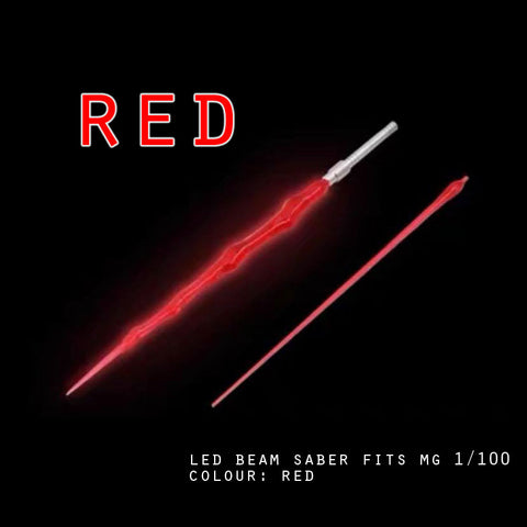 LED Beam Saber fits MG 1/100 (Red)