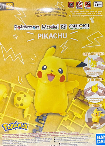 Pokemon Model Kit Quick!! 01 Pikachu