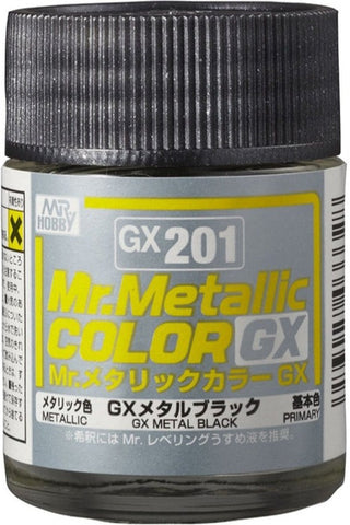 Mr. Metallic Colour - Metal Black (GX201)