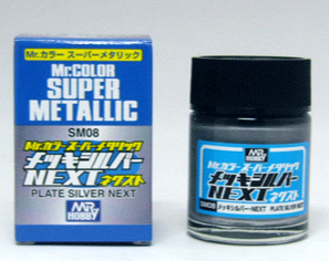 Mr. Colour Super Metallic - Plate Silver (SM08)