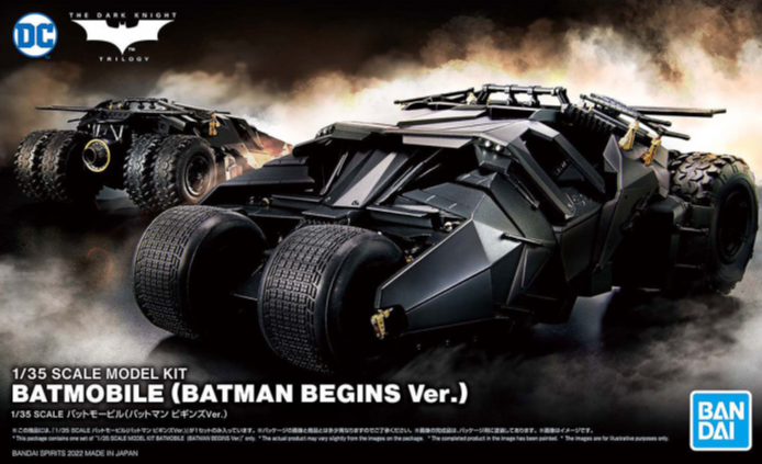 1/35 SCALE BATMOBILE (BATMAN BEGINS VER.)