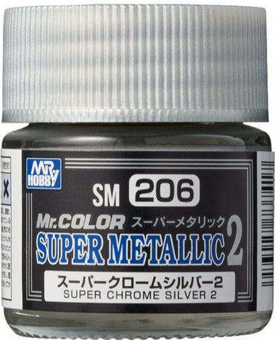 Mr. Colour Super Metallic - Super Chrome Silver 2 (SM206)
