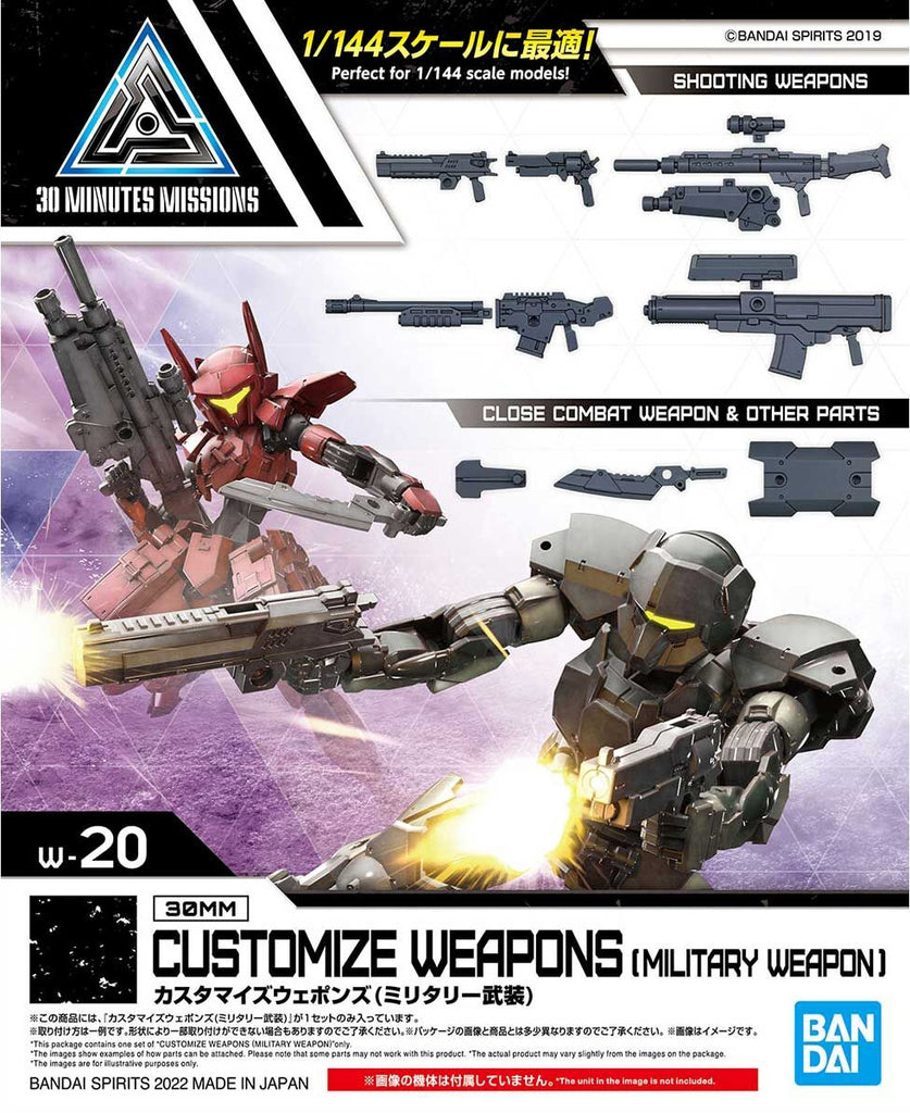 30MM 1/144 Customized Weapons (Military Weapon)