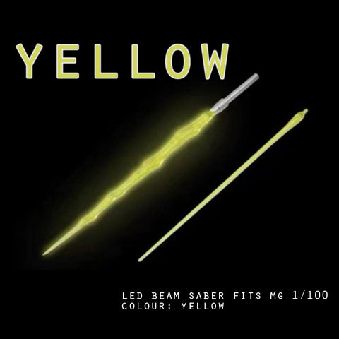 LED Beam Saber fits MG 1/100 (Yellow)