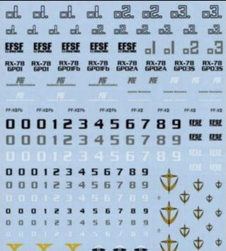 Gundam Decal 30 - Earth Federation Space Force