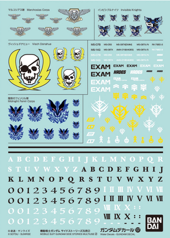 Gundam Decal 137 - Mobile Suit Gundam Side Stories Multiuse 2