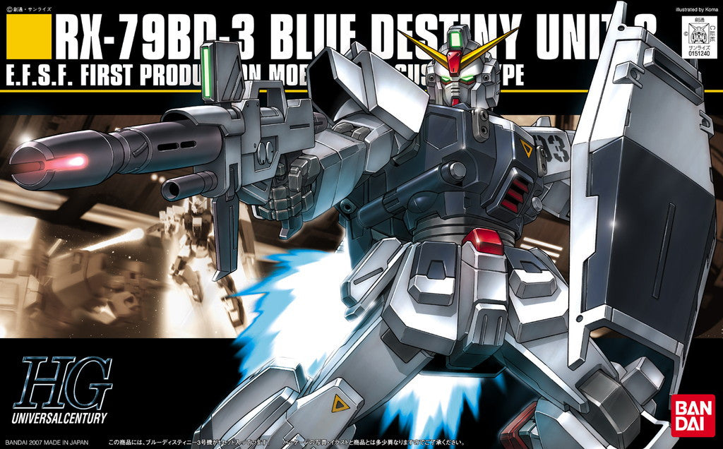 HG - RX-79BD-3 Blue Destiny Unit 3