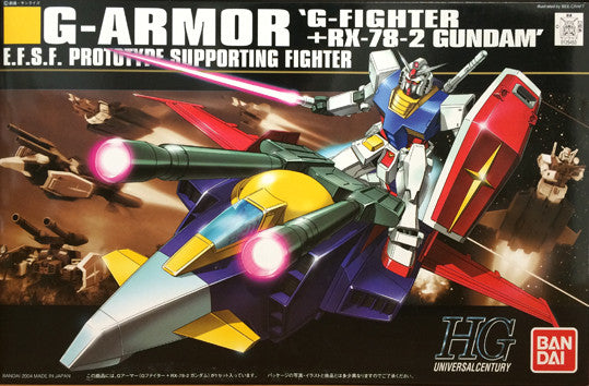 HG - G Armor (G-Fighter + RX-78-2 Gundam)