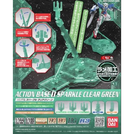 Action Base 1: Sparkle Clear Green