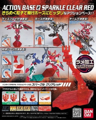 Action Base 2: Sparkle Clear Red